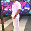White Club Wear Corduroy Shirt