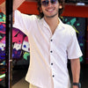 White Club Wear Corduroy Shirt