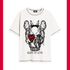 Glory of love oversized cool white tee