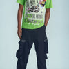 Graffiti art green short sleeve unisex