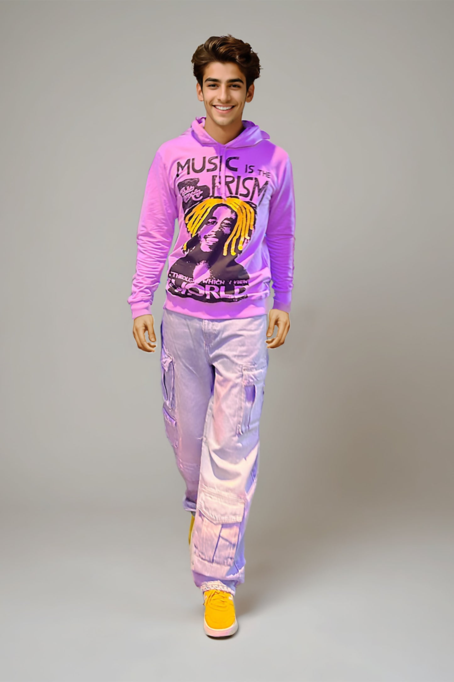Light weight unisex fashion hoodie for music concerts