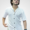 White Club Wear Corduroy Shirt